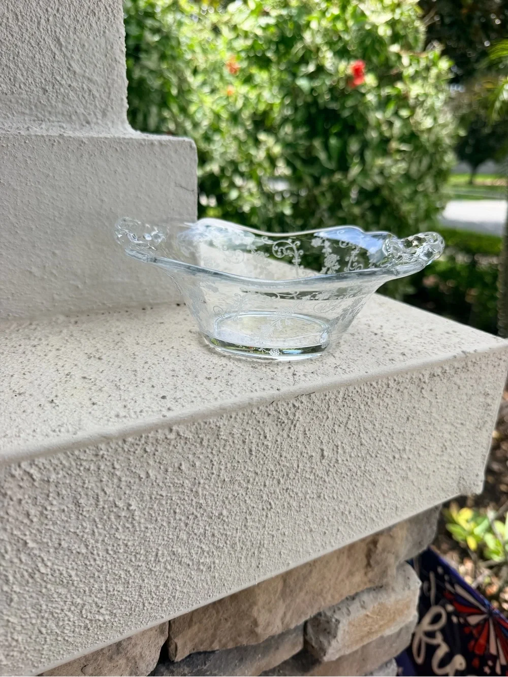 Vintage elegant clear